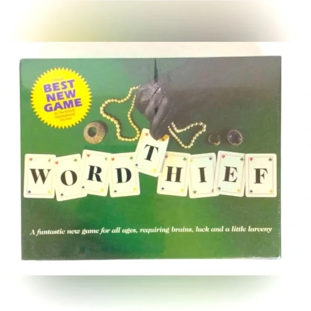NEW NIB WORDTHIEF Strategic Card Board Game Word Thief Challenge FABY Games 1999
